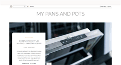 Desktop Screenshot of mypansandpots.com